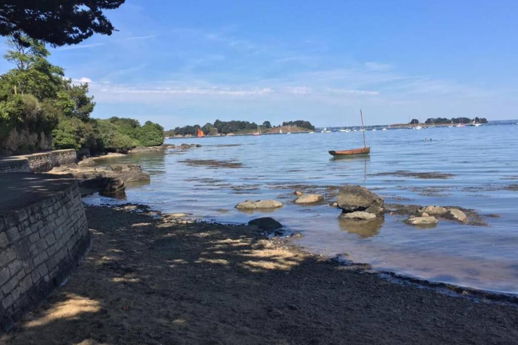 KERAUDREN RHUYS - Longère XVIIIe - 10 pers - 4 chb - plage à pied Saint-Gildas-de-Rhuys Extérieur photo